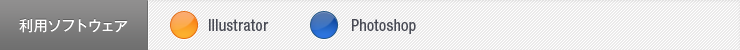利用ソフトウェア Illustrator Photoshop